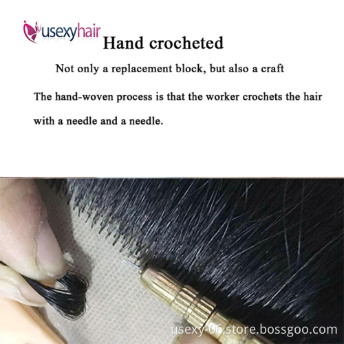 6x9cm Silk Base Hair Topper Clip In Hair Toupee 100% Real Virgin Brazilian Human Hair Topper For Women